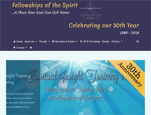 Tablet Screenshot of fellowshipsspirit.org